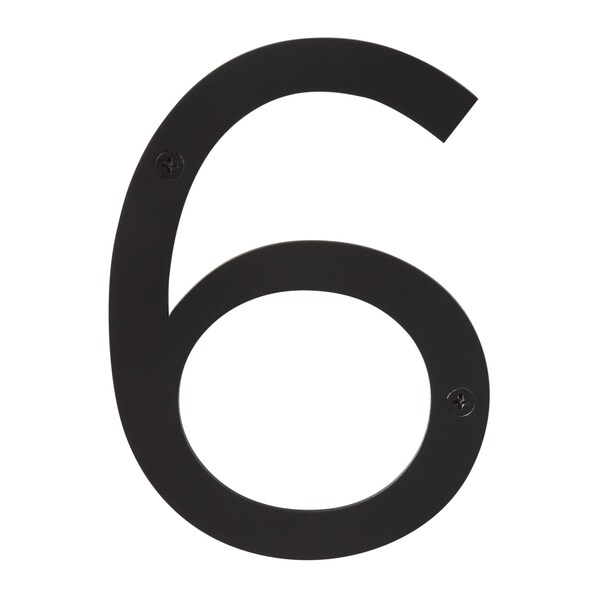 Sure-Loc Hardware Stainless Steel House Number, 6, No. 6, Vintage Bronze HNSS6-6 11P - main